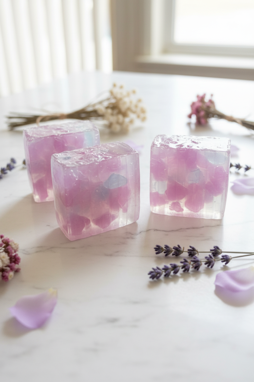 Lavender Sea Glass Soap - Spa